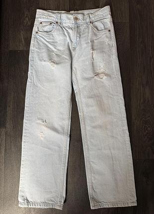 Прямі джинси для дівчинки