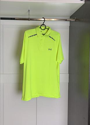 Яскрава чоловіча футболка поло від under armour l шорти nike термо adidas літо осінь весна рубашка