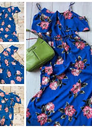 Літня сукня з воланом сарафан