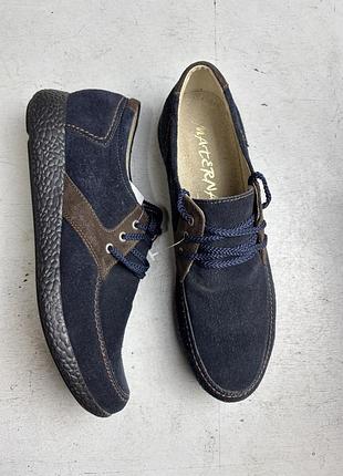 Туфлі жіночі замшеві на шнурівці