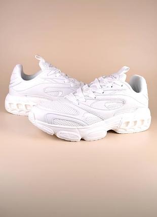Белые женские кроссовки на весну-лето baas bs-x boost white, легкие кроссовки весна лето
