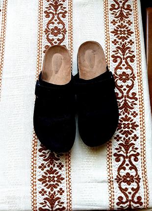 Клоги чоловічіpull&bear з натуральної замші 43 розм.