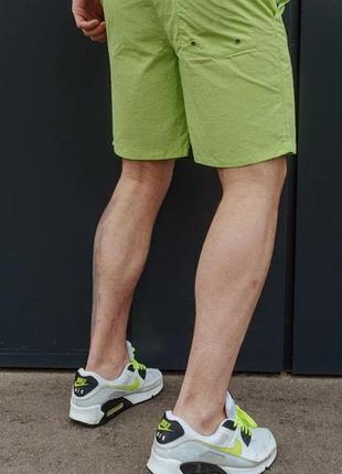 Пляжные шорты staff light green basic 2