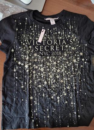 Черная футболка victoria's secret ( оригинал )