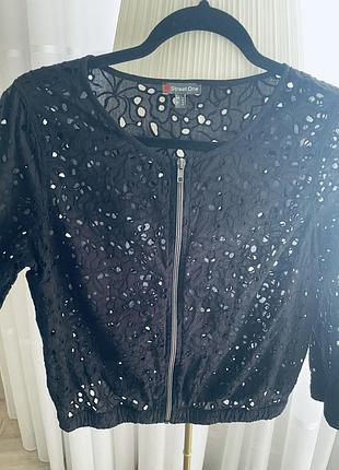 Бомбер з прошви на замочку