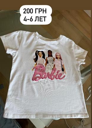 Футболки для дівчинки 4-6 років нові не ношені літні