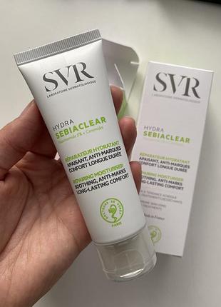 Svr зволожуючий регенеруючий крем sebiaclear hydra , 40ml