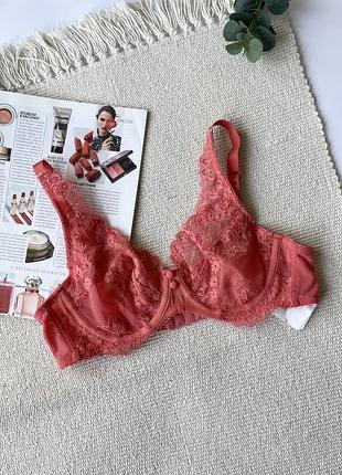 75b / 34b мереживний зручний бюстгальтер з мереживом з війками hunkemoller
