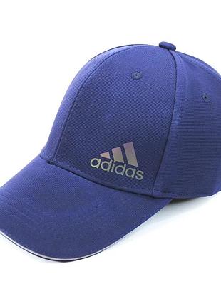 Кепка синяя adidas бейсболка летняя универсальная хлопок
