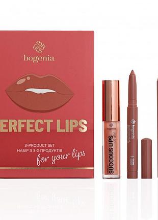 Подарочный набор perfect lips 3-product set bogenia bg150 no005