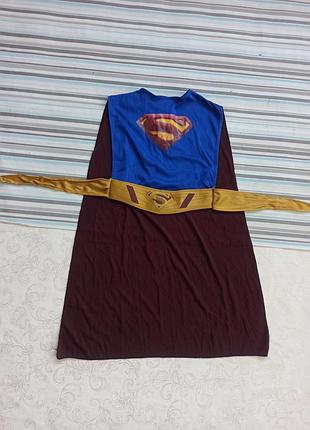 Карнавальный маскарадный костюм накидка плащ супергерой супермен