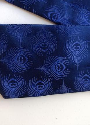 Краватка перо павича. шовк.