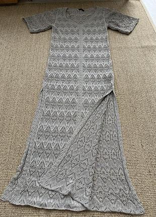 Zara ажурна сукня з боковими розрізами.