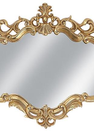 Дзеркало у золотій рамі в класичному стилі 53.5*44.5*2.5см