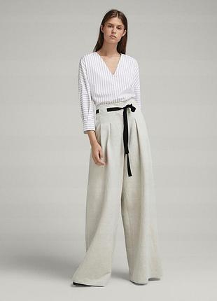Стильна блузка, рубашка, сорочка у смужку massimo dutti