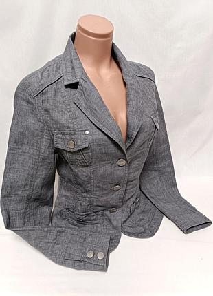 Пиджак жакет женский лен street one m/l/38/40/12/10/46/48