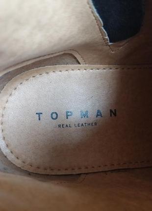 Чоловічі демісезонні черевики, замш, шкіра, topman10 фото