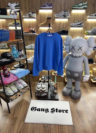 Світшот off-white logo blue