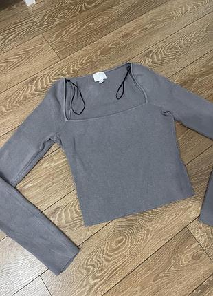 Топ h&m з довгим рукавом 3