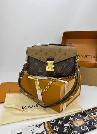 Сумочка pochette metis brown 4