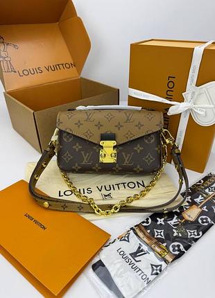 Сумочка pochette metis brown 2