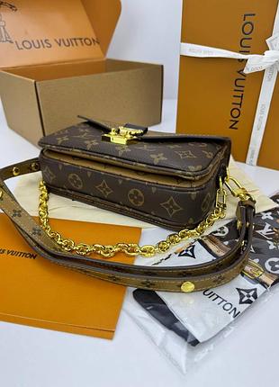 Сумочка pochette metis brown 8