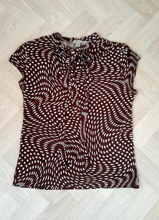 Футболка блуза женская шоколадная