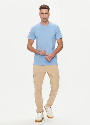 Футболка блакитна чоловіча tommy hilfiger оригінал