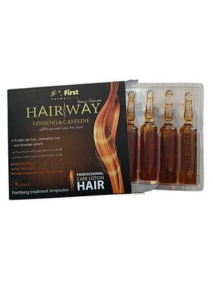 Ампулы для волос hair way лосьон