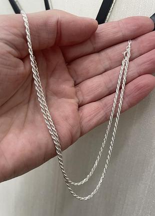 Срібний ланцюжок 45 см 925 проба