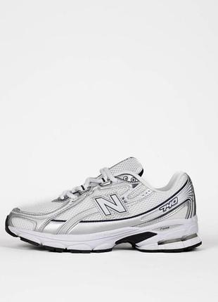 Жіночі кросівки new balance 740 white silver женские кроссовки нью беланс 740 белые с серебром