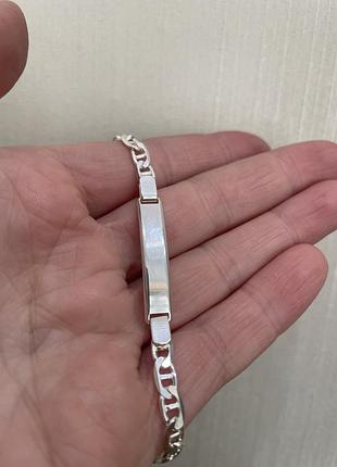 Срібний чоловічий браслет 925 проба