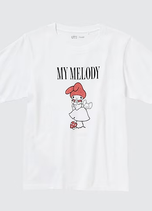 Футболка uniqlo из серии sanrio: kuromi & my melody ut