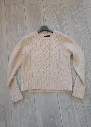 Теплий светр з кісточками