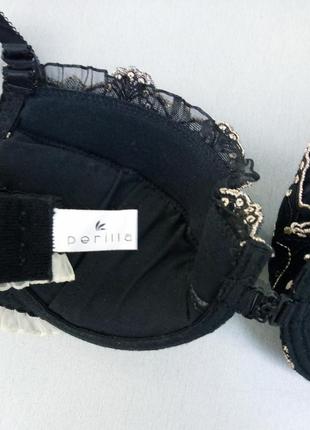 Perilla комплект женского нижнего белья черный с бежевым польша  75b6 фото