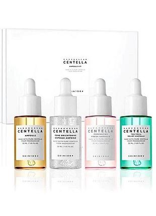 Набір міні сироваток для обличчя skin 1004 madagascar centella ampoule kit (mini ampoule 4 types)