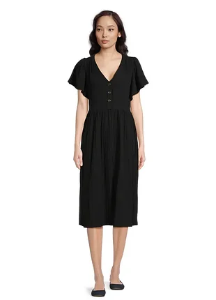 Трикотажна сукня в рубчик 14 розміру