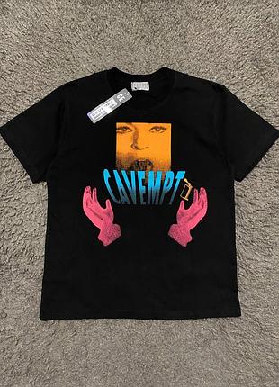 Футболка cav empt чоловіча з принтом чорна made in japan