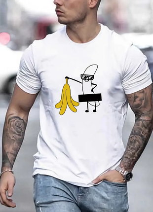 Белая мужская футболка