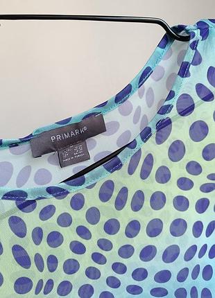 Кроп топ футболка принтована  сітка сіточка primark m2 фото