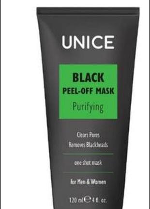 Чёрная маска плёнка юнайс