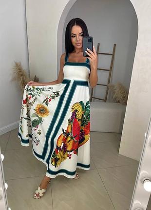 Брендова жіноча довга сукня сарафан