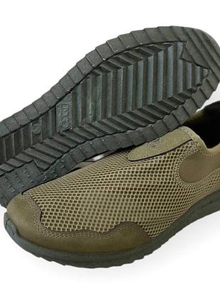 Сліпони мокасини чоловічі літні хакі (дм-408-2)