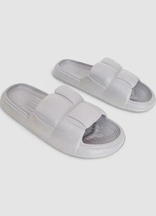 Шлепанцы мужские, цвет серый