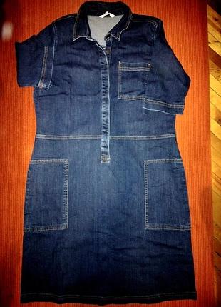 Сукня джинсова батал.