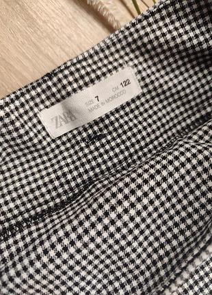 Спідничка zara, клітинка, 116,122 2