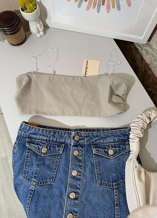 Топ на прозорих брителях, mars the label, розмір s