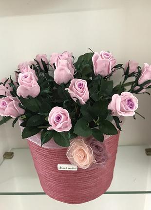 Рози з холодного фарфору ручна робота зроблена для вас з любов‘ю!!2 фото