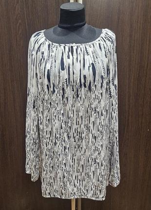 Натуральная туника/блузон! батал!