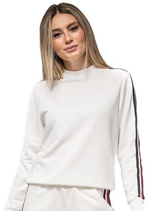 Стильная белая кофта свитшот cecil